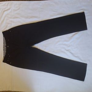 Black Lee Riders Straight Leg Hi-Rise Denim Jeans 16/32 M EUC